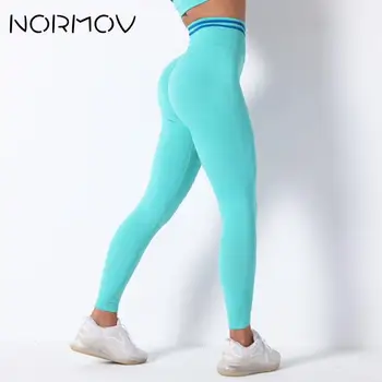 NORMOV Problemfri Kvinder Yoga Bukser, Sport Fitness Mave Træning af Kontrol Leggings Joggings Trænings-og Kører Push-Up Leggings Kvindelige 25544