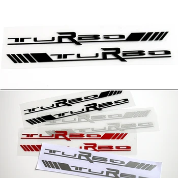 2 stk Side Rear View Mirror, Vinyl Decal Sticker TURBO Logo Til Mercedes Benz AMG Sport W204 W117 W176 W205 C63 A45 CLA45 C117 25577
