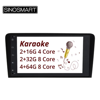 Sinosmart Android 8.1 Bil GPS Navigation Radio for Audi A3 2002-2013 2din 4core 8 core valgfri Valgfri Karaoke
