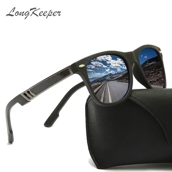 LongKeeper TR90 Polariserede Solbriller Mænd Pladsen Fleksibel Kørsel Sol Briller Berømte Mærke Mandlige Kvinder UV400 Sport-Brillerne oculos