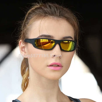 Polariserede Solbriller Kvinder UV400 Sort Ramme Sports solbriller Mænd Brand Designer Kørsel Brillerne Gafas 2020 Hot