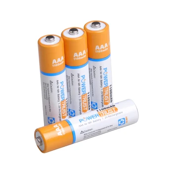 4stk AAA-Batteri 1,2 V 1100mAh Genopladelige Ni-MH-Batería til Lommelygte Fjernbetjening Legetøj Spil Spiller med Max