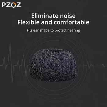 PZOZ 6stk For Airpods pro tips Ear Hovedtelefoner Hukommelse Skum For AirPods 3 Bluetooth Hovedtelefon Tilbehør støjreduktion 4stk 26455