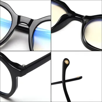 49448 Retro Foranderligt Anti-Blå Lys Briller Ramme Mænd Kvinder Optisk Mode Computer-Briller