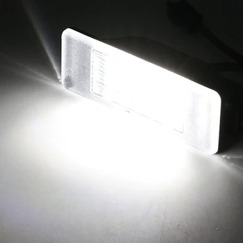 SUNKIA fejlfri, Rene Hvide LED-Nummer Nummerplade Lys til Nissan Pathfinder Navara NV 200 Bemærk Primera Auto Antal Lamper
