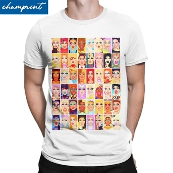 Drag Queen Royalty T-Shirt til Mænd Bomuld Kreative T-Shirts RuPaul ' s Træk Race Rupaul RPDR Tee Shirt Kort Ærme Tøj Voksen
