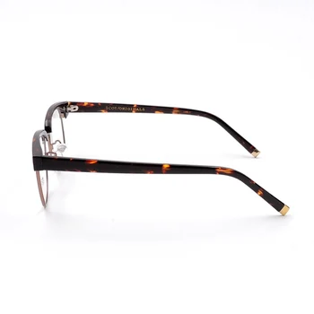 Nye Johnny Depp Briller Mænd Optiske Briller Rammer Acetat Retro Stil Halv Frame Briller Kvinder Top Kvalitet