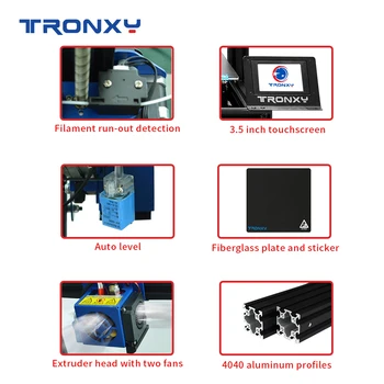 2020 Tronxy Seneste opgradering XY-2 PRO 3D Printer DIY Kits Genoptage strømsvigt Udskrivning Hurtig Montering Høj Præcision Auto-Nivellering 26785