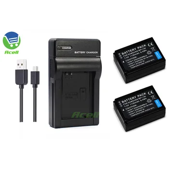 BP1130 Batteri + USB-Oplader til SAMSUNG NX500 NX1000 NX1100 NX2000 NX200 NX210 NX300 NX300M Kamera Erstatte BP1030