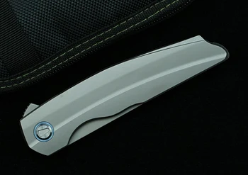 LEMIFSHE RFT Flipper folde kniv M390 blade titanium legering håndtag camping udendørs køkken frugt kniv EDC værktøj 27365