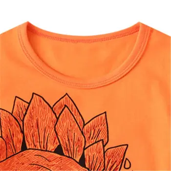 Drengens Tøj Bomuld Sommeren Tegnefilm Dyr Toppe Kort-langærmet børne-T-shirt børnetøj 2 Til 7 År Gammelt Tøj