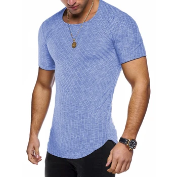 Casual Almindelig T-shirts Trænings-og Mænds Mode, Street Wear t-Shirts til Mænd Kort Ærme Rund Hals Mænd Tøj 2020