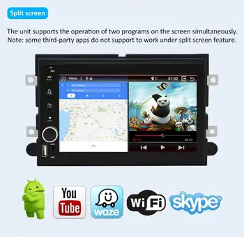Bosion 2 Din Android 10 Bil DVD-Afspiller Til Ford F150 F350 F450 F550 F250 Fusion Ekspedition Mustang Explorer Kant Bil Radio GPS