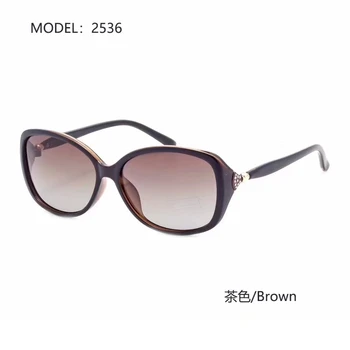 S2536 høj kvalitet UV400 polariseret unikke stil udendørs gradient farve 2018 mode solbriller til kvinder 27678