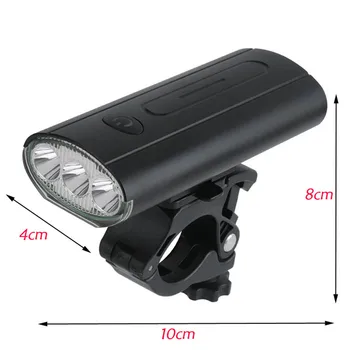 Høj Lysstyrke Cykel Foran Lys LED Stærkt Lys Holdbar USB-Opladning Front Lys Vandtæt Cykel Tilbehør Ciclismo