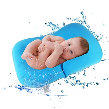 Baby Shower Bærbare Luftpude Bed Babyer Spædbarn Baby Badekar Pad, Non-Slip Badekar Mat Nye Født Sikkerhed Sikkerhed Badekar Sæde Støtte