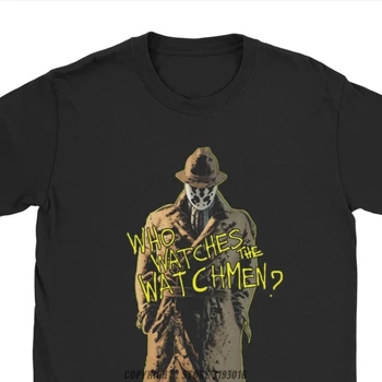 Rorschach Watchmen T-Shirt Mænd Smiley Dr. Manhattan Roman Alan Moore Emo Nihilistiske Helte Mænds t-Shirt Camisas T-Shirt