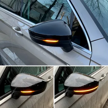 For VW Tiguan MK2 2017 2018 Touareg MK3 (EU) LED Dynamic blinklys Lys sidefløj bakspejlet Indikator Sekventielle