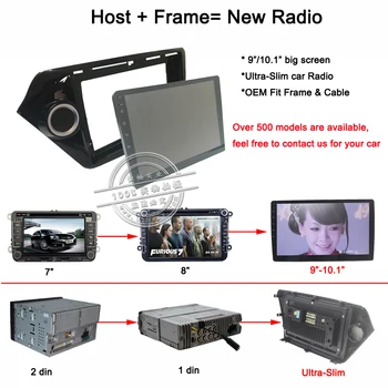 HACTIVOL 2Din Bil Radio ansigt plade Ramme for Subaru Forester Impreza 2008-2012 Bil DVD-GPS Navi-panel dash mount kit car produkt