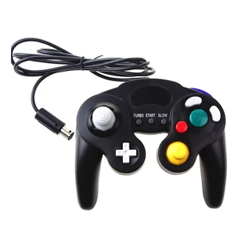 OSTENT Sort Kablede Stød Game Controller til Nintendo GameCube NGC Wii Video Game