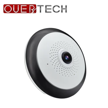 OUERTECH Fuld Udsigt WIFI 360 Graders tovejs Audio med Panoramaudsigt 1,3 MP Fiskeøje Smart Wireless IP Overvågning