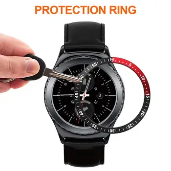 Zink Legering Bezel For Samsung Gear S2 Klassiske Ur i Rustfrit Stål med Anti-ridse Beskyttelse ringen Ring 40mm Classic Edition Skive
