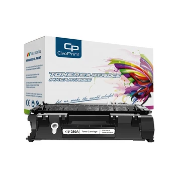 Civoprint CF280 280 280 a 80A kompatibel Udskiftning af tonerpatron til HP CF280A LaserJet Pro 400 401 M401dn M401n M401d 425dn 28681