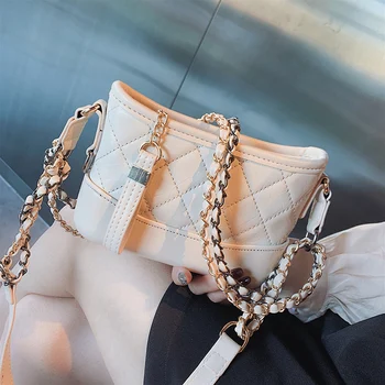 Luksus Mærke Håndtaske 2019 Nye Mode af Høj Kvalitet PU lLeather Kvinders Designer Håndtaske Lingge Kæde Skulder Messenger Taske
