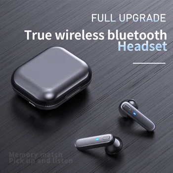 R20 Trådløse Bluetooth Headset 5.0 Led Display IPX7 Vandtæt Dyb Bas, Stereo Øretelefoner, Sports-Business I-øret Hovedtelefoner