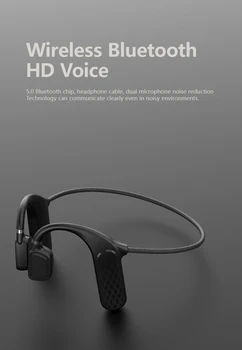 Trådløse Hovedtelefoner Med Bone Conduction Portable Audio Bluetooth-Hovedsættet Headsettet Video Spil Sport, USB-Hovedtelefoner