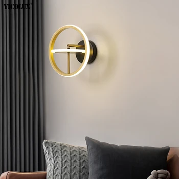 Nye Moderne Væglamper Mode Dekoration Luminarie For At Leve Undersøgelse Værelses Sengen Midtergangen Roterbar Lys Indendørs Belysning