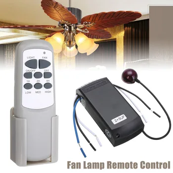 Universal Hjem Loft Ventilator Let Vind Hastighed Justering Af Timing Fjernbetjening Digital Lampe Trådløse Switch Control Receiver