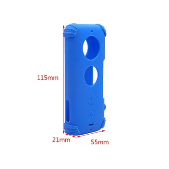 Silikone Case Ridsefast Beskyttende Cover til Insta 360 One X Action Kamera D08A 29423