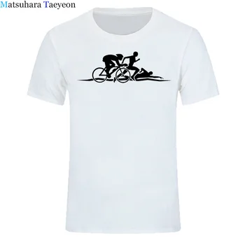 Mænd t-shirt Nye Sommer kortærmet T-shirt Triathlon Sjove Gamer O-Neck T-Shirt Tee Bomuld kortærmet Tshirt tshirt Tøj