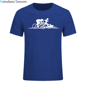 Mænd t-shirt Nye Sommer kortærmet T-shirt Triathlon Sjove Gamer O-Neck T-Shirt Tee Bomuld kortærmet Tshirt tshirt Tøj