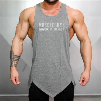 Muscle fyre Mærke Tøj Fitnesscentre Ærmeløs Skjorte Bodybuilding Tank Tops til Mænd Sommeren Trænings-og Vest Casual O-hals Mænd, tanktoppe
