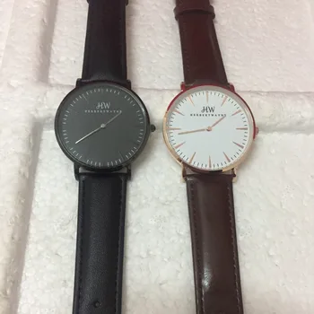 CL015 Enkelt Par Armbåndsure Japansk Quartz Private Label Lover ' s Watch Gave Customizd Logo Watch Mænd Kvinder 30015