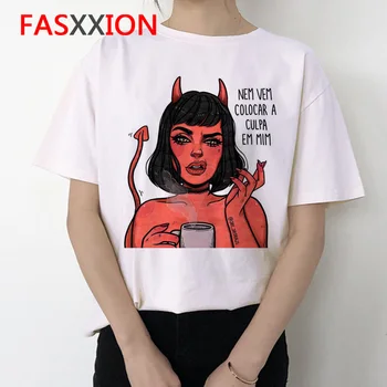 Pulp fiction t-shirt kvinder mia sjove hip hop kawaii vintage tshirt kvindelige nye mode Print-O-Neck t-shirt tøj