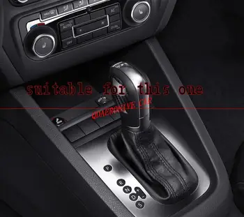 QDAEROHIVE DSG carbon fiber gear knop hoved gear shift knappen for VW passat CC Golf 6 GTI Jetta MK6 Scirocco GLI 3017