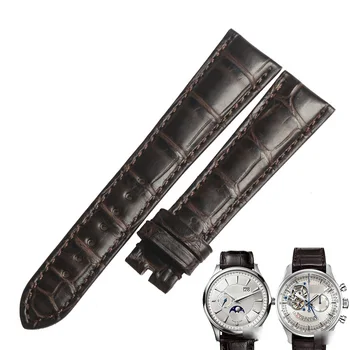 WENTULA watchbands for ZENITH ELITE 691 /681/685 alligator hud /krokodille korn ur band mand