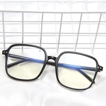 2020 Mode Anti-Blå Lys Overdimensionerede Kvinder Briller Pladsen Plast Optik Briller Ramme Classic Mænd Computer-Briller