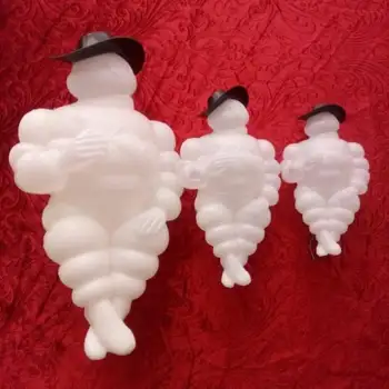 Michelin Mascot Plastik Baby-Dukke Gummi Dæk Mand Mascot med Lys lampe 25 cm 33 cm 47cm 30579