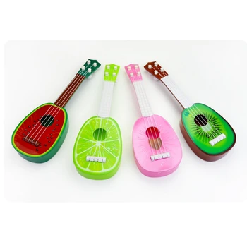 Baby Børns Uddannelsesmæssige musikinstrument Toy Guitar Engros Frugt-Guitar Mini Kan Spille Ukulele Vandmelon 3062