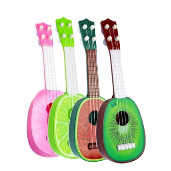 Baby Børns Uddannelsesmæssige musikinstrument Toy Guitar Engros Frugt-Guitar Mini Kan Spille Ukulele Vandmelon