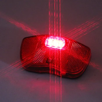 LED Bageste Cykel Lys til Elektrisk Cykel Ebike-Kit Rød Lampe Nat Sikkerhed Advarsel Bycicle Lys Bageste Cykel Lys Cykel Tilbehør
