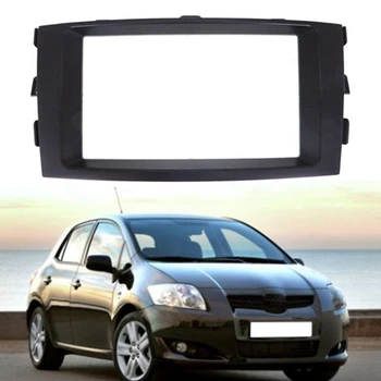 For Toyota Auris 2006-2012 2Din Bil Audio Panel Ændring Panel DVD-Navigation Panel Frame Bil Fascias Stereo Radio Panel, En 30726