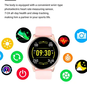 LIGE Mænd Og Kvinder Smart Watch-Real-time Vejr fForecast aktivitet Tracker Sport Kvindelige smart Ur mandlige Til Android, IOS