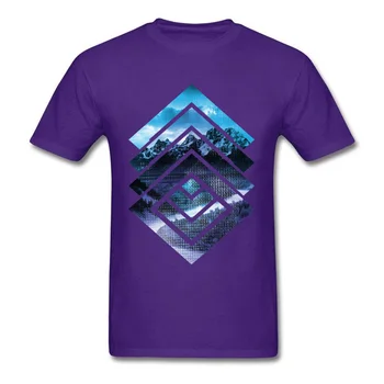 Rejse Ferie Casual Toppe, T-Shirts Fars Normal Tshirt 3XL Naturlige Landskab Iceberg Mountain Grafisk T-Shirt Til Voksen 2018