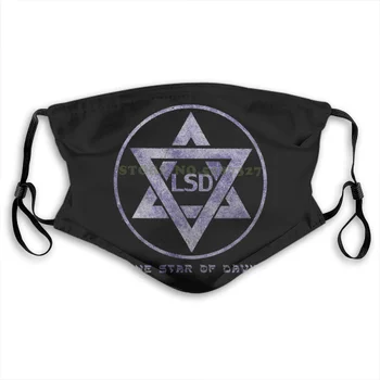 Ansigt Maske Boardrippaz Israels Flag Lsd Lone Star Of David Stern Stjernede Psykedelisk Mærke Harajuku Sommeren Hot Salg Print Diy Masker