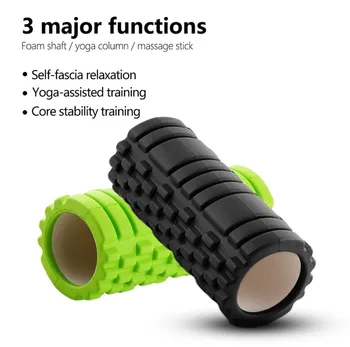 Yoga Block-Fitness-Udstyr Pilates Foam Roller Fitness Øvelser Muscle Massage Roller Yoga Mursten Sport Fitness